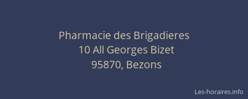 Pharmacie des Brigadieres