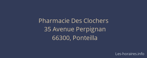 Pharmacie Des Clochers