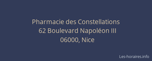 Pharmacie des Constellations