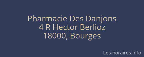 Pharmacie Des Danjons