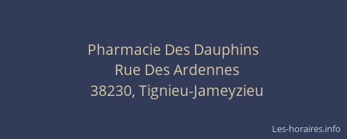 Pharmacie Des Dauphins
