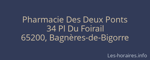 Pharmacie Des Deux Ponts
