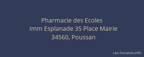 Pharmacie des Ecoles