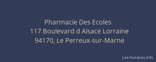 Pharmacie Des Ecoles