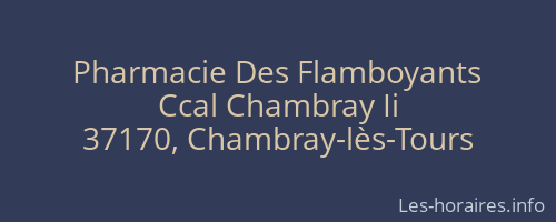 Pharmacie Des Flamboyants
