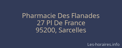 Pharmacie Des Flanades