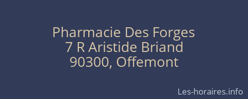 Pharmacie Des Forges