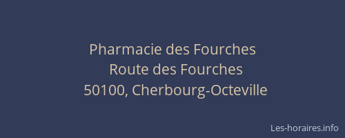 Pharmacie des Fourches