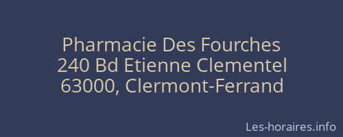 Pharmacie Des Fourches