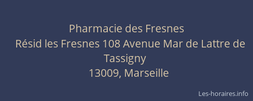 Pharmacie des Fresnes