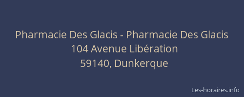 Pharmacie Des Glacis - Pharmacie Des Glacis