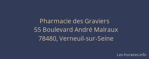 Pharmacie des Graviers