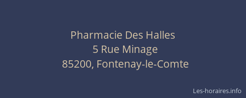 Pharmacie Des Halles