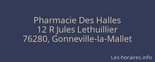 Pharmacie Des Halles