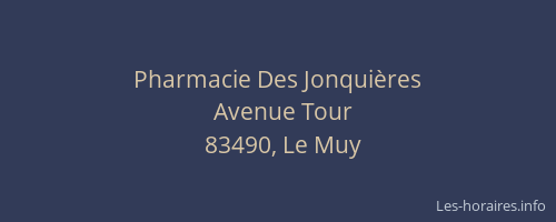 Pharmacie Des Jonquières