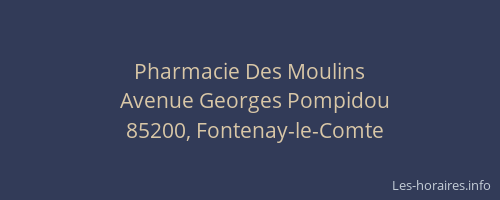 Pharmacie Des Moulins
