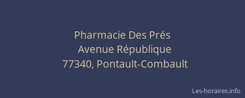 Pharmacie Des Prés