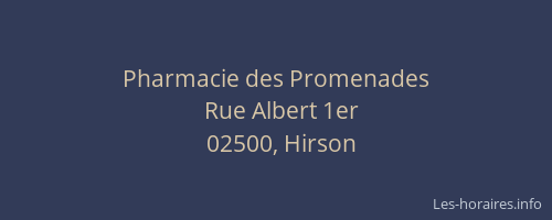 Pharmacie des Promenades