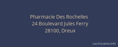 Pharmacie Des Rochelles