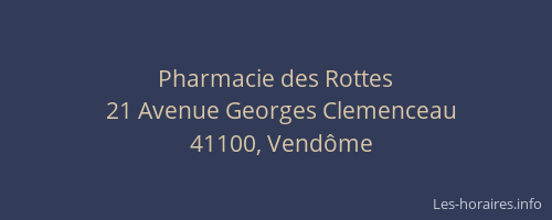Pharmacie des Rottes