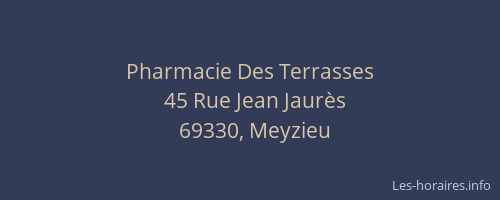 Pharmacie Des Terrasses