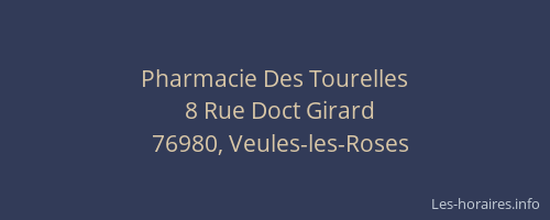 Pharmacie Des Tourelles