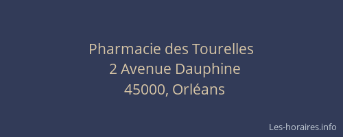 Pharmacie des Tourelles
