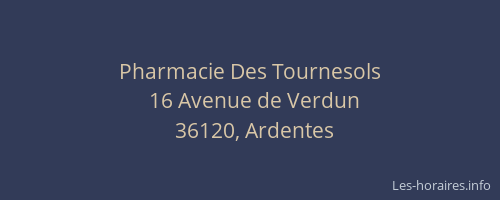 Pharmacie Des Tournesols