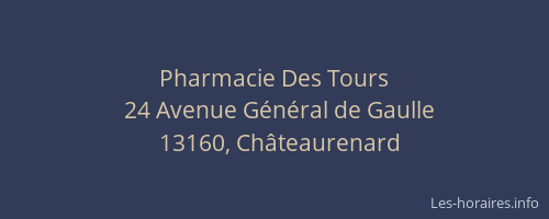 Pharmacie Des Tours