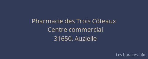 Pharmacie des Trois Côteaux