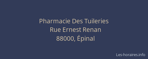 Pharmacie Des Tuileries