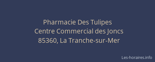 Pharmacie Des Tulipes