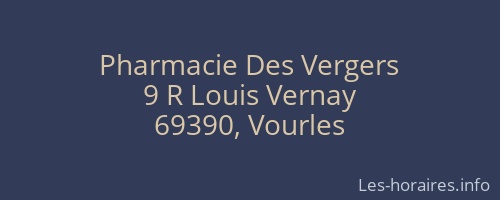 Pharmacie Des Vergers