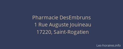 Pharmacie DesEmbruns