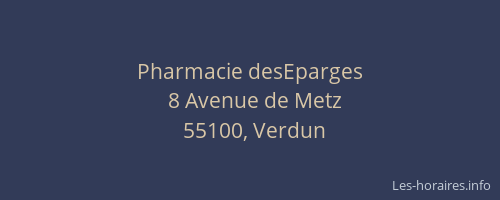 Pharmacie desEparges