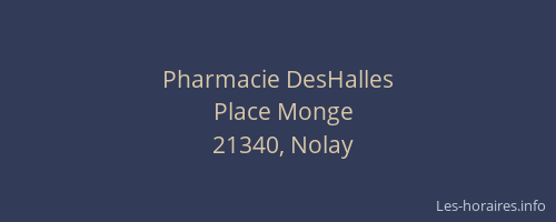 Pharmacie DesHalles