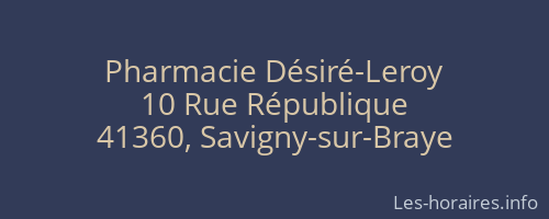 Pharmacie Désiré-Leroy