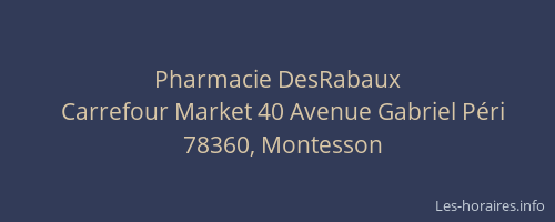 Pharmacie DesRabaux
