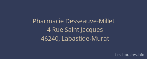 Pharmacie Desseauve-Millet