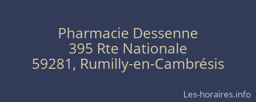 Pharmacie Dessenne