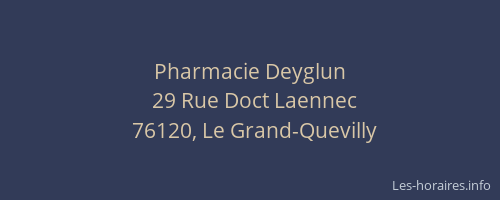 Pharmacie Deyglun