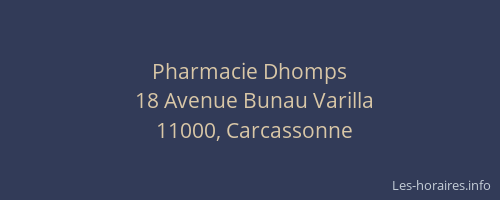 Pharmacie Dhomps