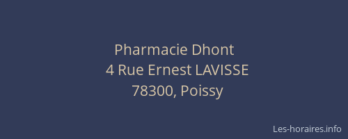 Pharmacie Dhont