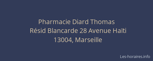 Pharmacie Diard Thomas