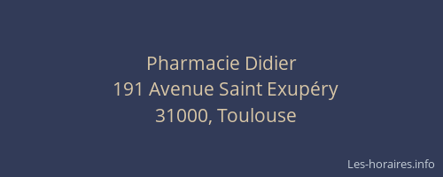 Pharmacie Didier