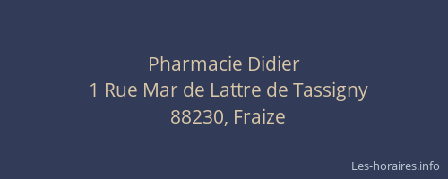Pharmacie Didier