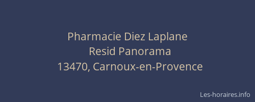 Pharmacie Diez Laplane