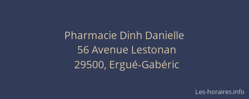 Pharmacie Dinh Danielle