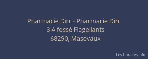 Pharmacie Dirr - Pharmacie Dirr