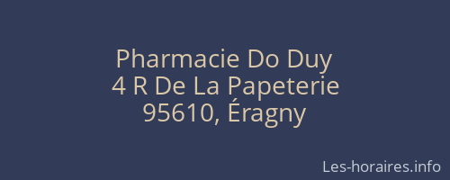 Pharmacie Do Duy